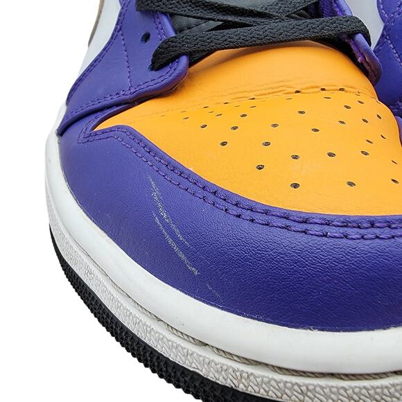 Nike Air Jordan 1 Mid \'Lakers\' Mens Sz 10 DQ8426 517 (174) main image 10